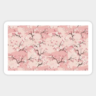 Sakura Japanese Cherry Tree Flower Blossom Pattern V6 Sticker